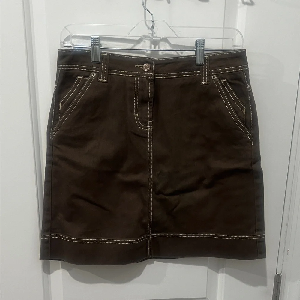 Olive Green Boden Skirt, Size 10 (99% Cotton) - Picture 1 of 11